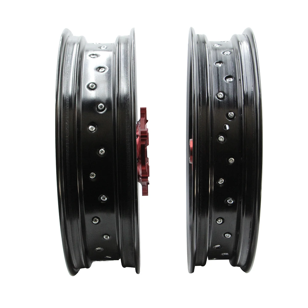 3.50x17 4.25x17 Spoked Aluminum Wheel Rim Set For KTM EXC EXC‑E SX SX‑F XCW 150 200 250 300 350 450 2003‑2018 Dirt Bike - view 3