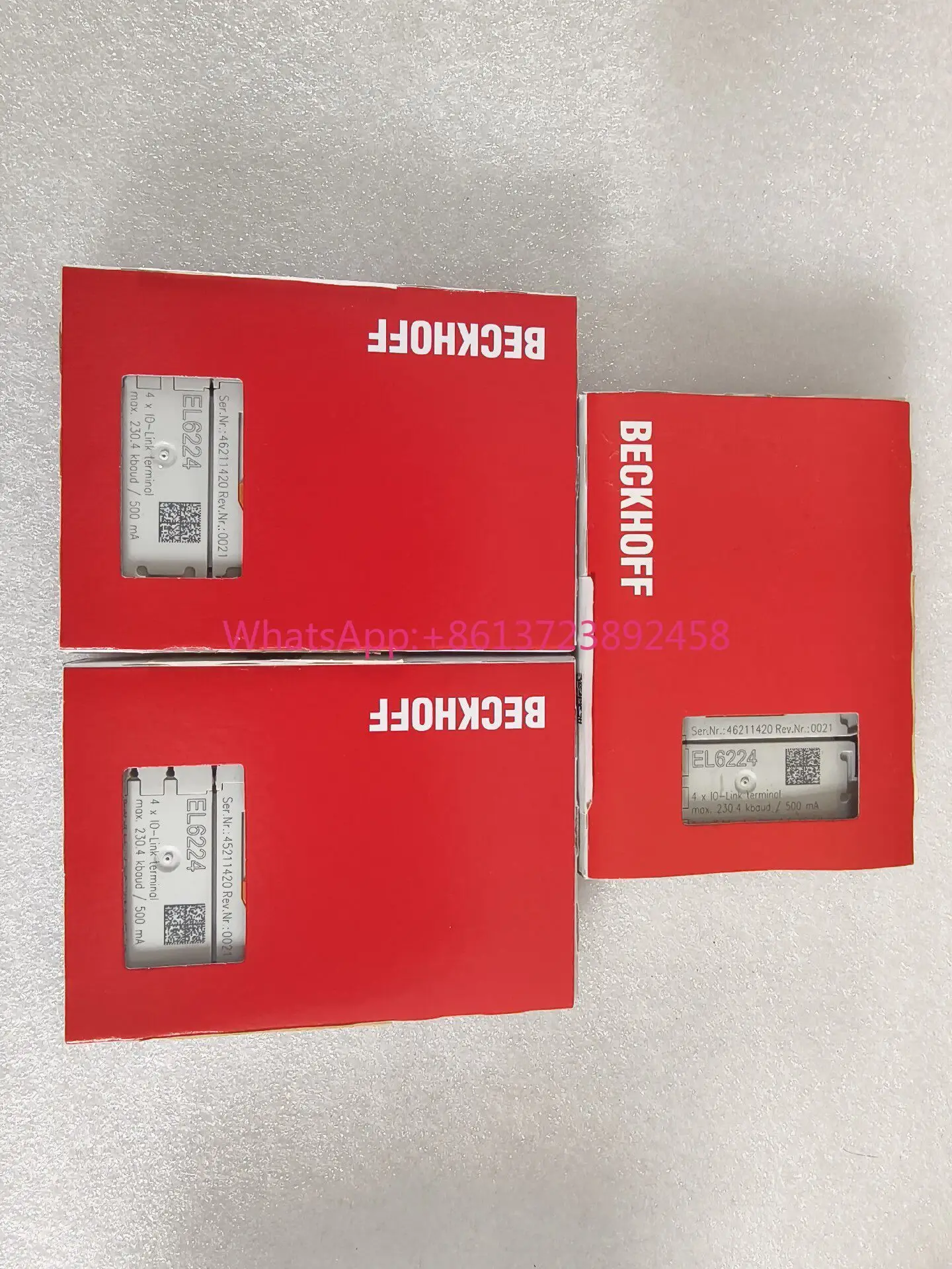

BECKHOFF EL6224 with code, German Beckhoff module, spot.
