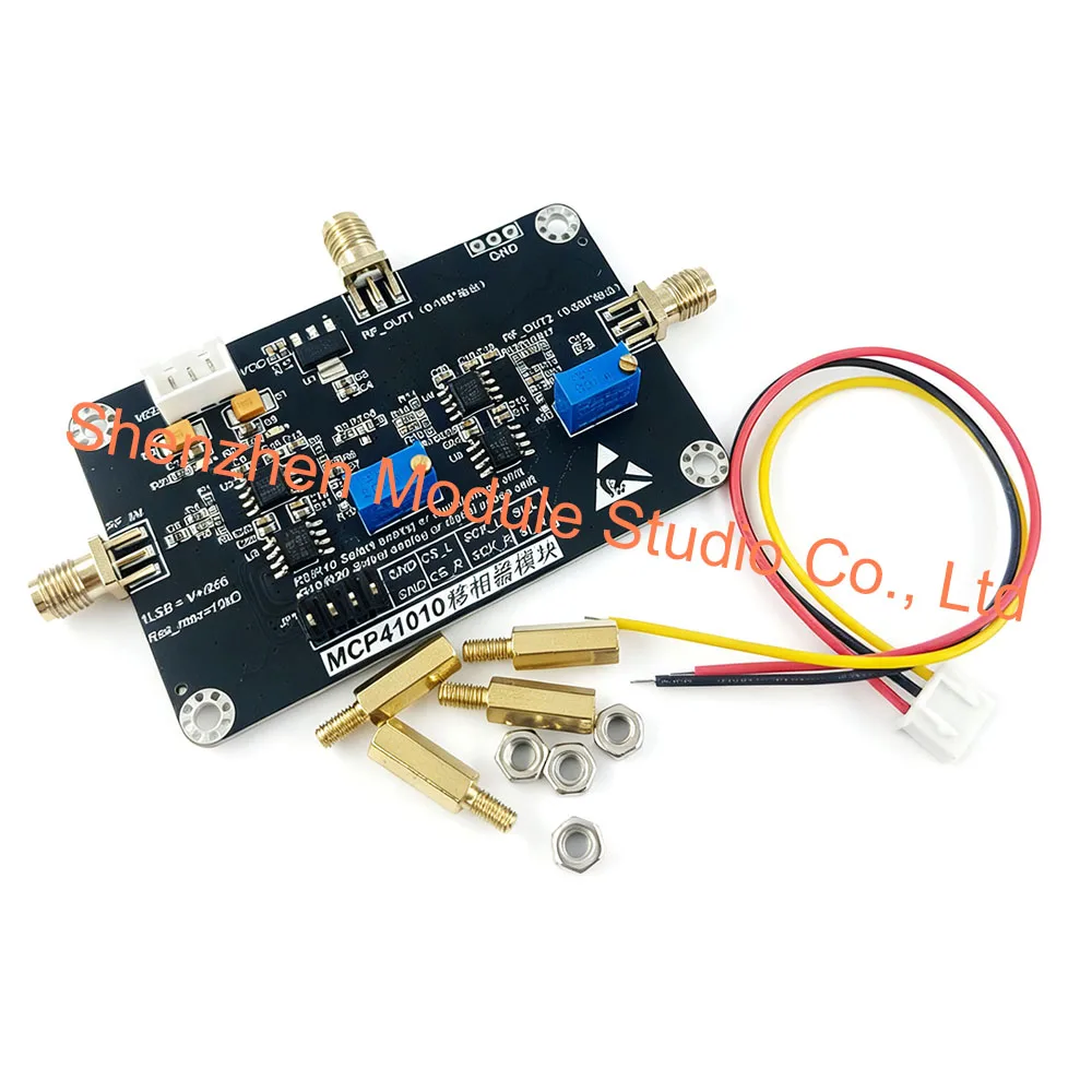 MCP41010 Digital Phase Shifter Module, 0-360° Adjustable Phase Shift, Optional Potentiometer Phase Regulation