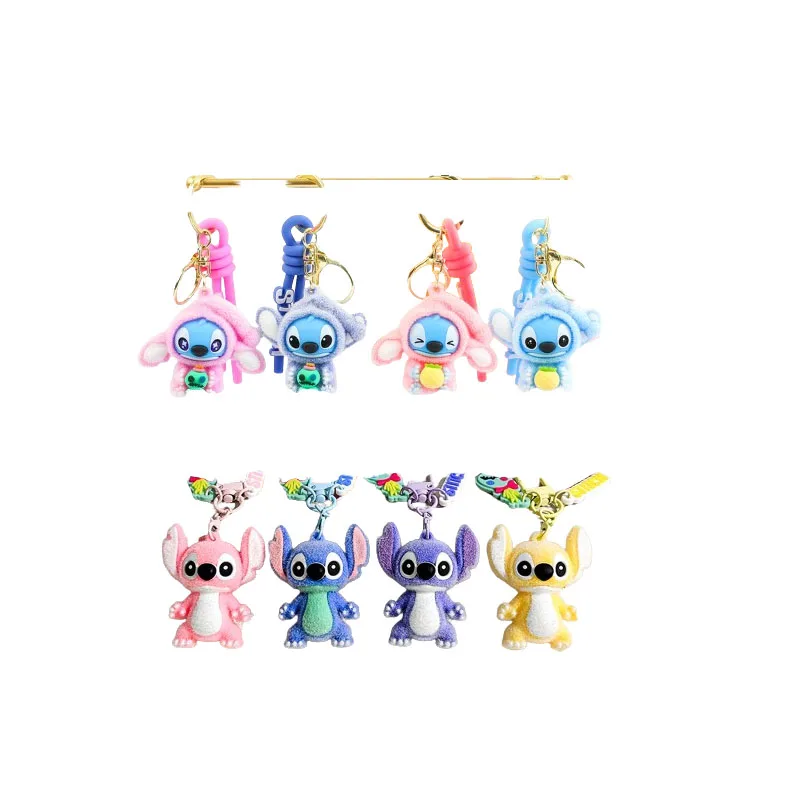 

1PCS new creative cute doll silicone key chain bag car key chain