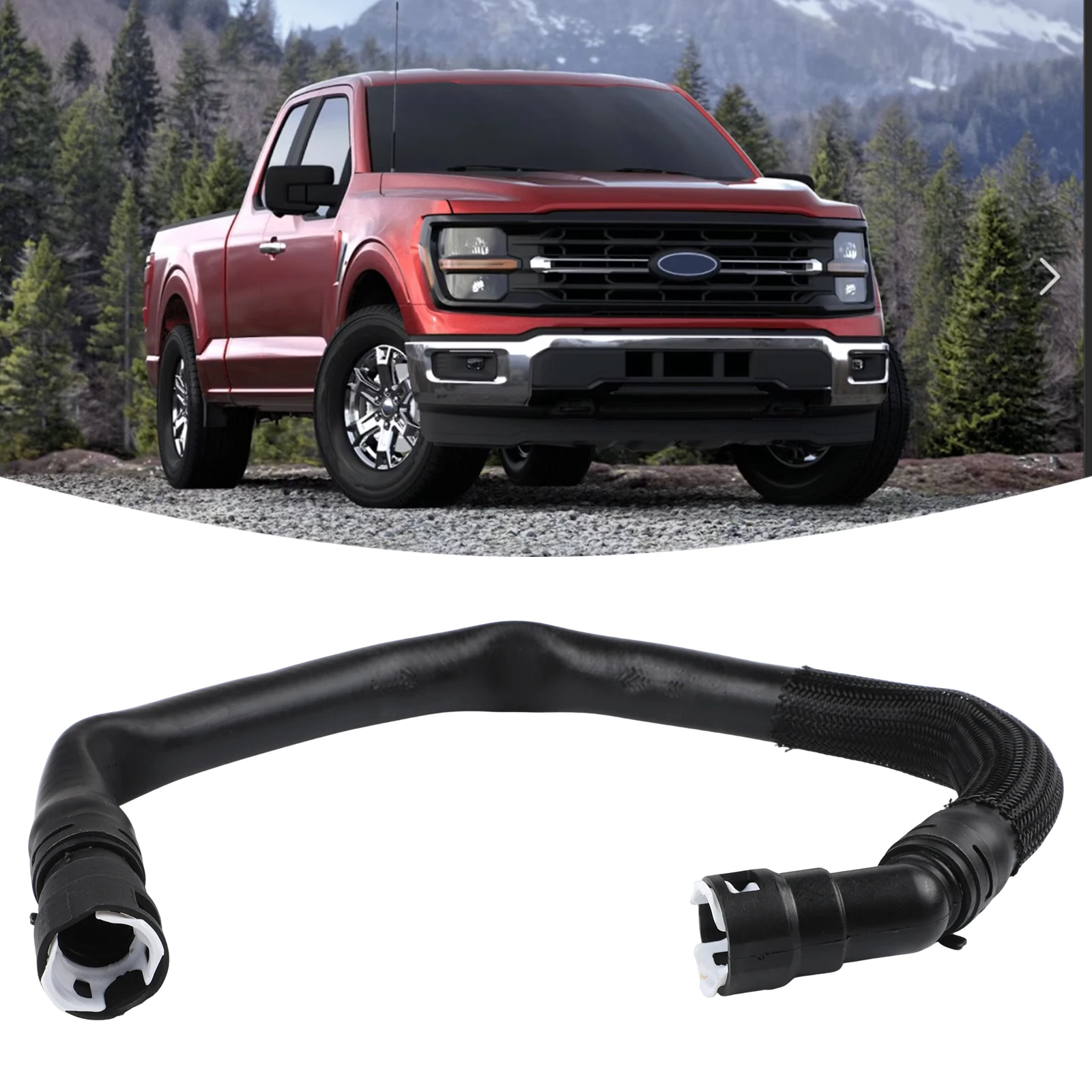 Engine Coolant Pipe As Shown HVAC Heater Hose 1 Piece Included Check OE Before Purchase Direct Replacement Easy Installation