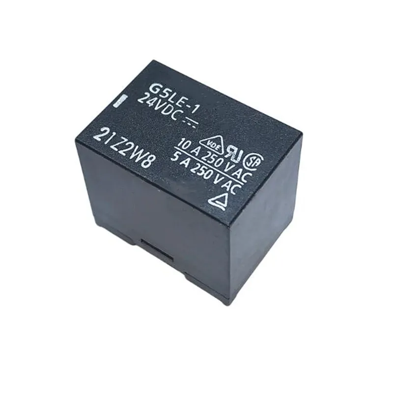 

HOT NEW relay G5LE-1-24VDC G5LE-1 24VDC G5LE1 G5LE 24VDC DC24V 5A DIP5 10pcs/lot