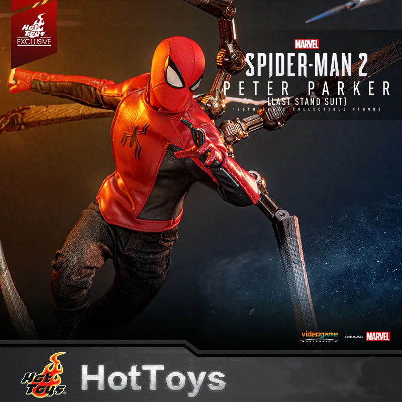 

Коллекционная фигурка Hot Toys Spider-Man: Костюм «Последняя битва», масштаб 1/6, Питер Паркер с механическими руками