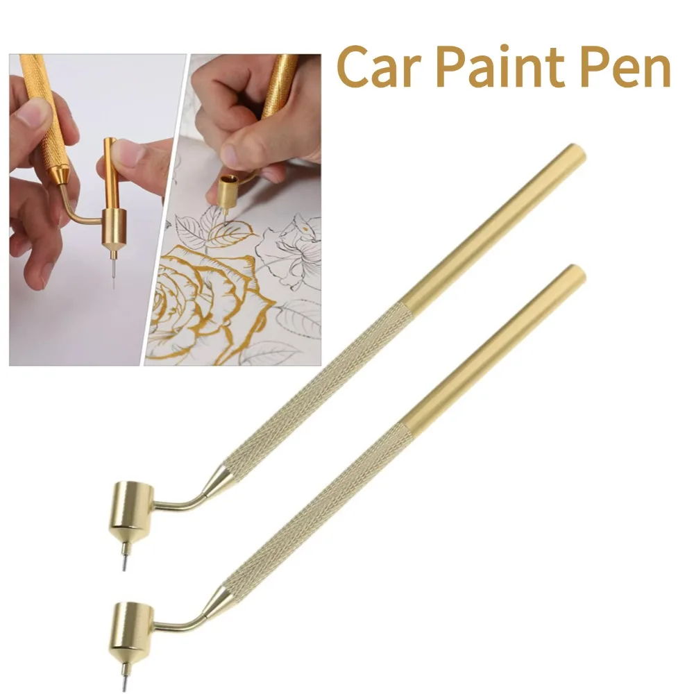 

Ручка для рисования с наклонной тонкой линией, ручка для письма, ручка для ремонта автомобильных царапин, алюминиевые подводки, аппликатор краски, ручка для ремонта царапин на автомобиле