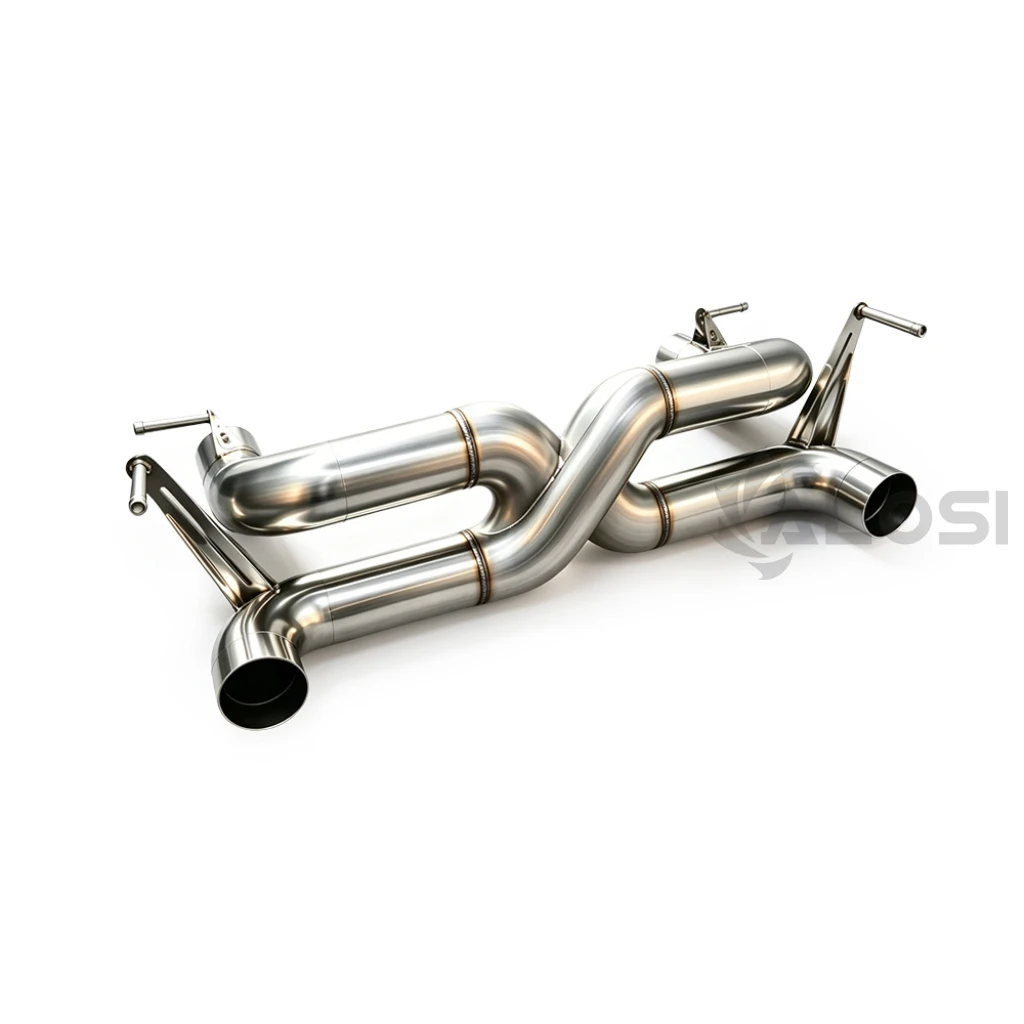 Suitable for Ferrari 488 3.9T V8 Sport mid rear exhaust system (with Z-tube) high-performance cat back exhaust