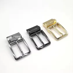 Zinc Alloy Belt Buckles for Men, Metal Pin Buckle for Belt Head, DIY Leather Craft, Hardware Accessories, 35cm