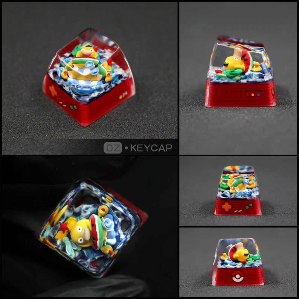 Imagem -04 - Key Cap Teclados Mecânicos Keycap Personalidade Criatividade Bonito Anime Periféricos 3d Resina Cereja Eixo mx Keycaps r4 Altura