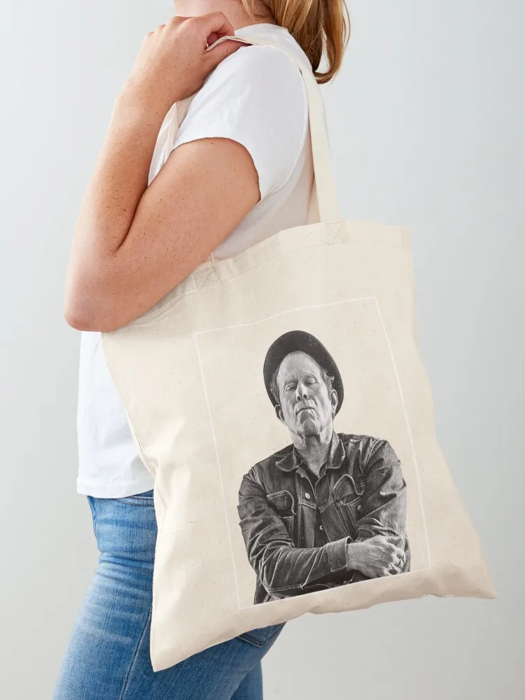 Tom Waits, B/W Tote Bag great bag bags for women Canvas shoulder bag