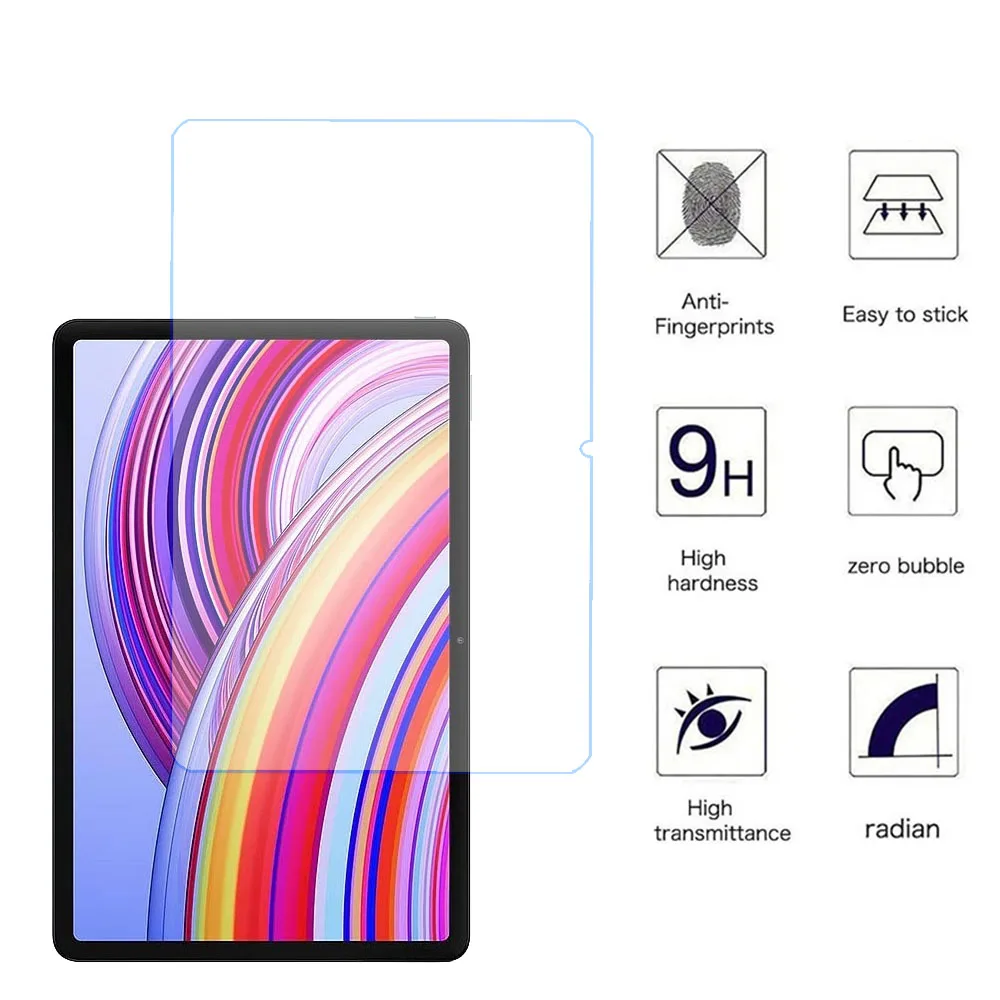 HD Scratch Proof Screen Protector Tempered Glass For Xiaomi Redmi Pad Pro 2024 12.1-inch Bubble Free Tablet Protective Film