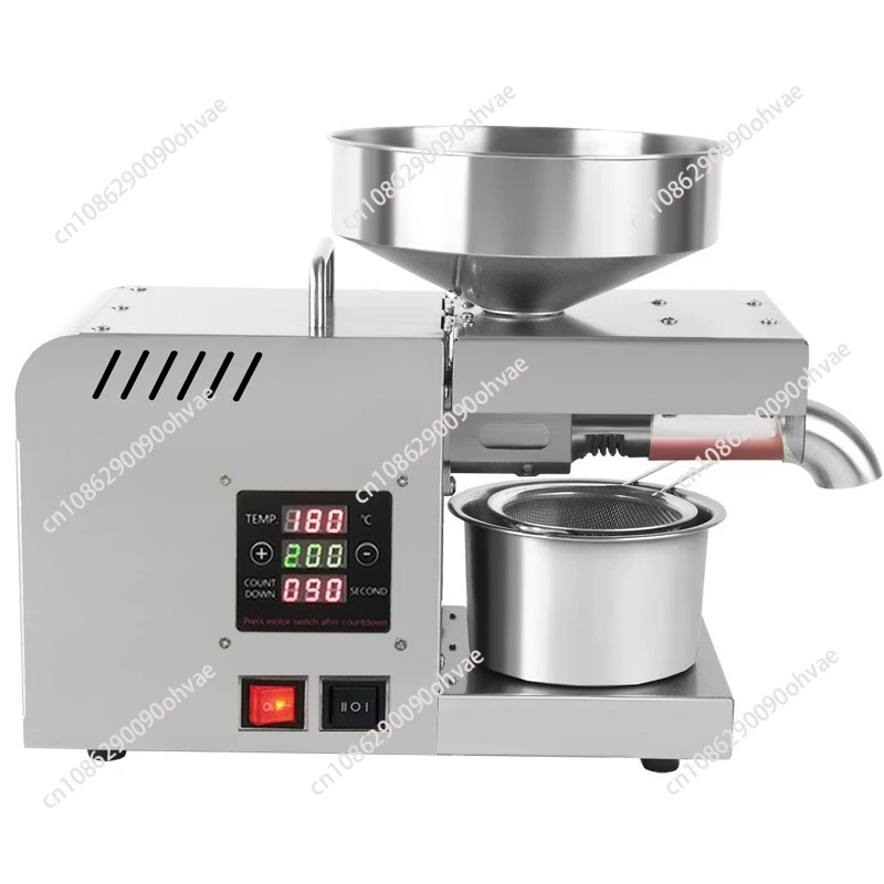 

Smart household oil press stainless steel edible oil press