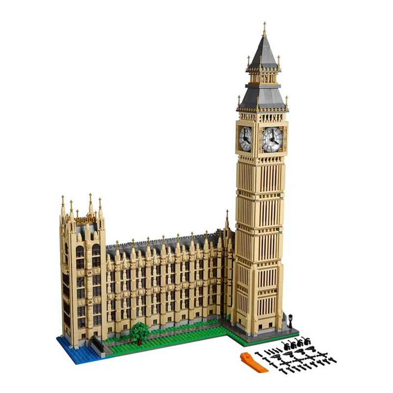4167 قطعة مجموعة بناء London Big Ben MOC DIY، نموذج برج الساعة المميز، هدية جامعي لعشاق السفر