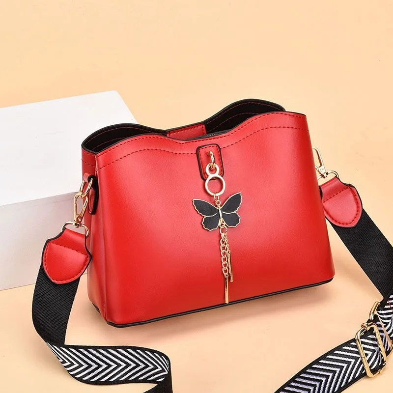 Women Fashion High Quality Casual Handbag New Designer Luxury PU Leather Messenger Bag Ladies Crossbody Female Tote Shoulder Bag