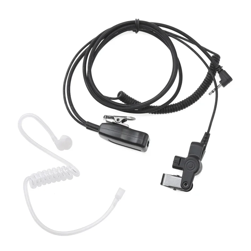 Walkie Talkie Security Earpiece with Mic 1 Pin Headset For RT45 Motorola T92 T42 T62 T82 T80 TKLR T3 T6 Way Radios
