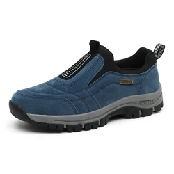 Zapatillas de deporte al aire libre para hombre, zapatos casuales de primavera y otoño para hombre, zapatos transpirables con tapa, zapatos antiguos antideslizantes para caminar