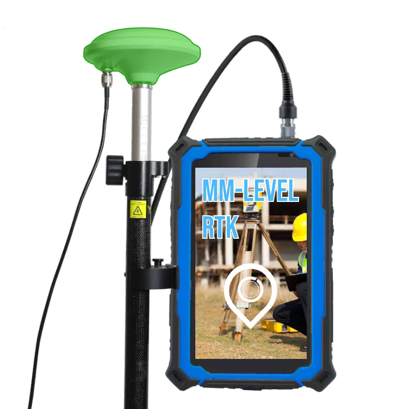 HUGERCOK G71M MTK Octa Core Millimeter-Level RTK Surveying Industrial 2200 Nit IP67 Navigation GPS 4G LTE 7