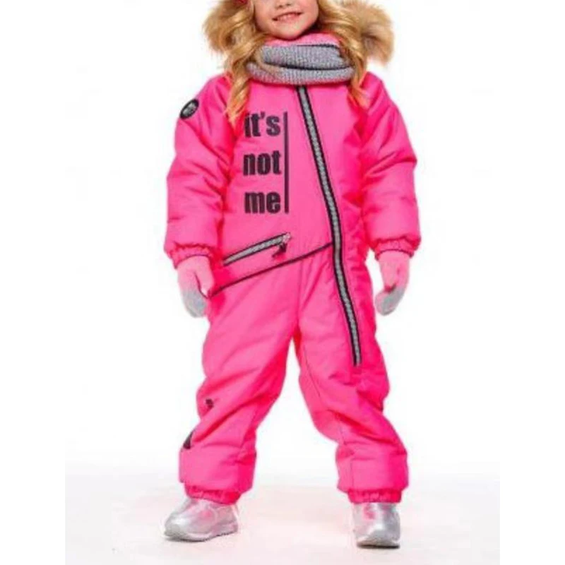 

Children's Ski Suit Set Thickened Snow and Wind Proof Professional Waterproof Ski Coat Pants for Boys and Girls