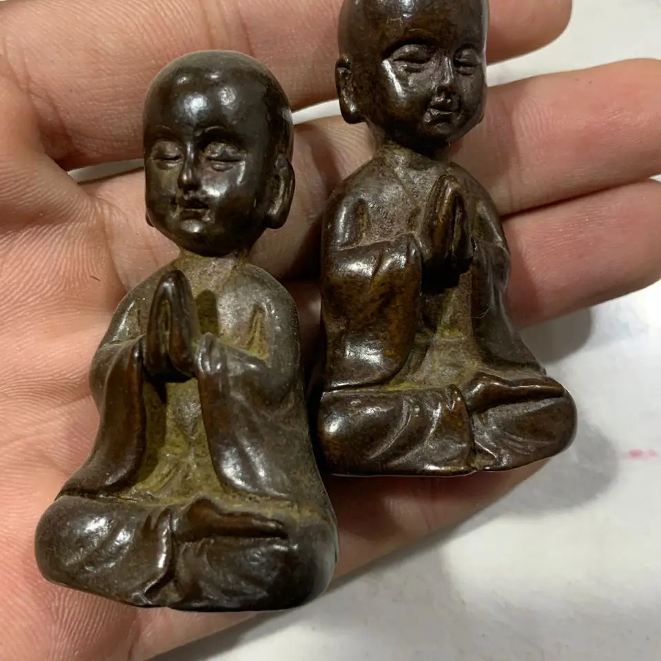 Wealth boy little monk Statue Sculpture Figurines Home Garden Decoration Statues For House ﻿