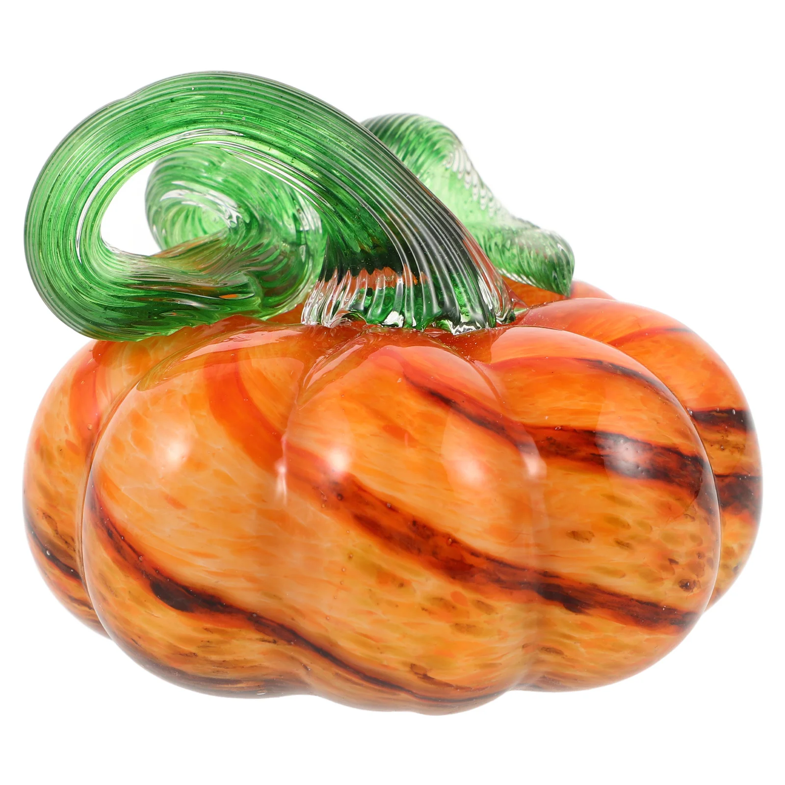 

Small Colored Glaze Pumpkin Statue Colored Glaze Craft Pumpkin Decor for Family Party Wedding Table Ornament Home Decor
