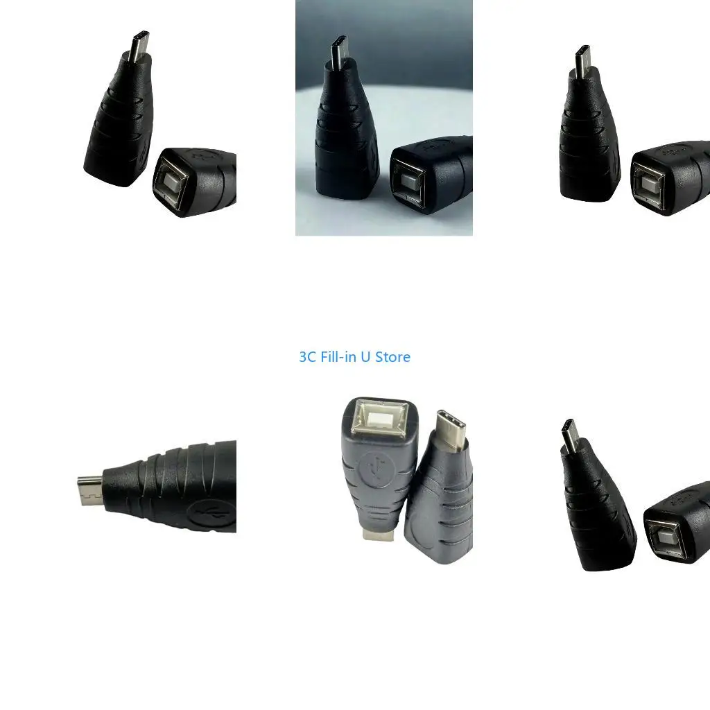 G8TA USB C Type C Male to USB B Female  Type C to USB B Convert Connector Support Data Transfer for Printer Scanner