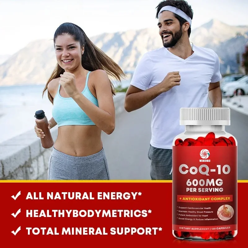 Coenzyme CoQ10 Capsules High Absorption,for Heart Health,Cardiovascular Health,Cellular Energy Production & Healthy Aging Suppor