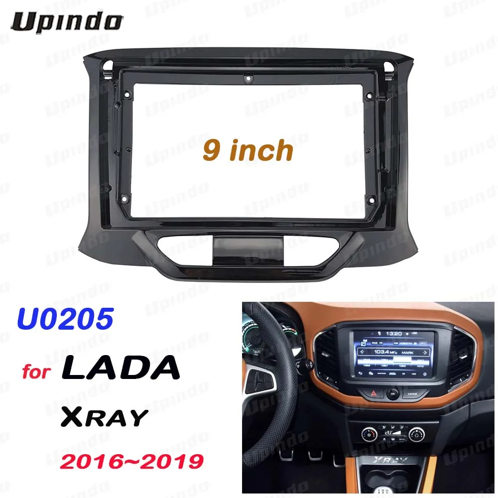 

Car Accessory 2 Din 9 Inch Radio Fascia DVD GPS MP5 Panel Frame for Lada Xray 2016+ Dashboard Mount Kit