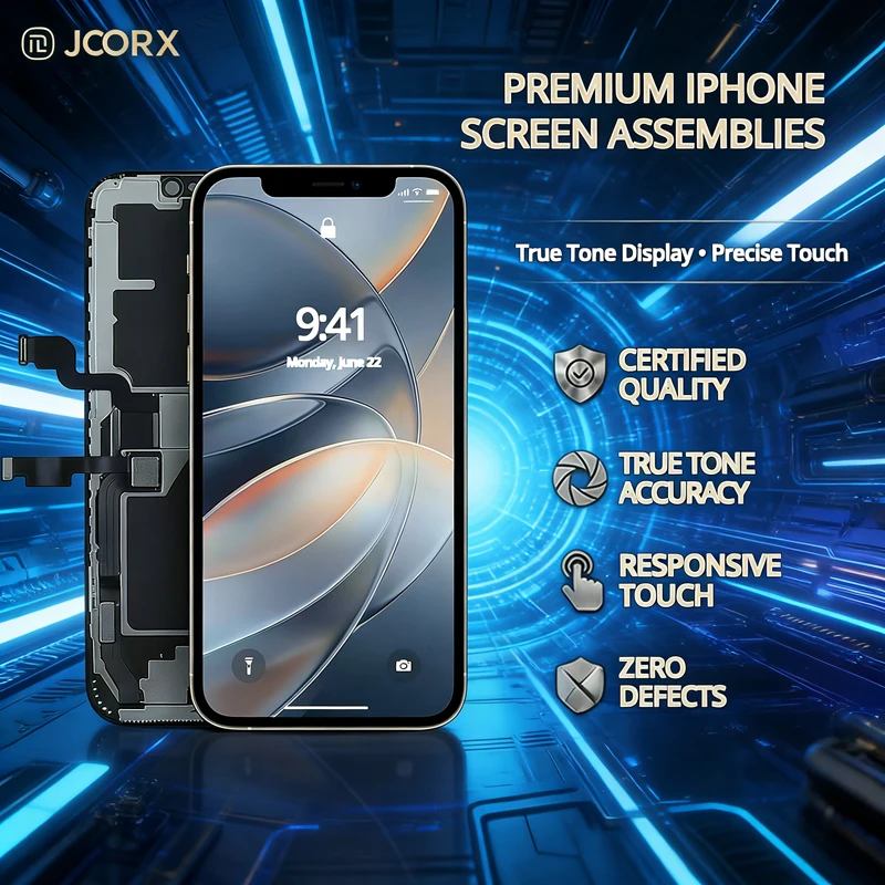 jcorx-1080p-fhd-lcdディスプレイ-iphone-x-xr-xs-max-13-pro-12-mini-11交換用タッチスクリーンデジタイザーアセンブリ高解像度