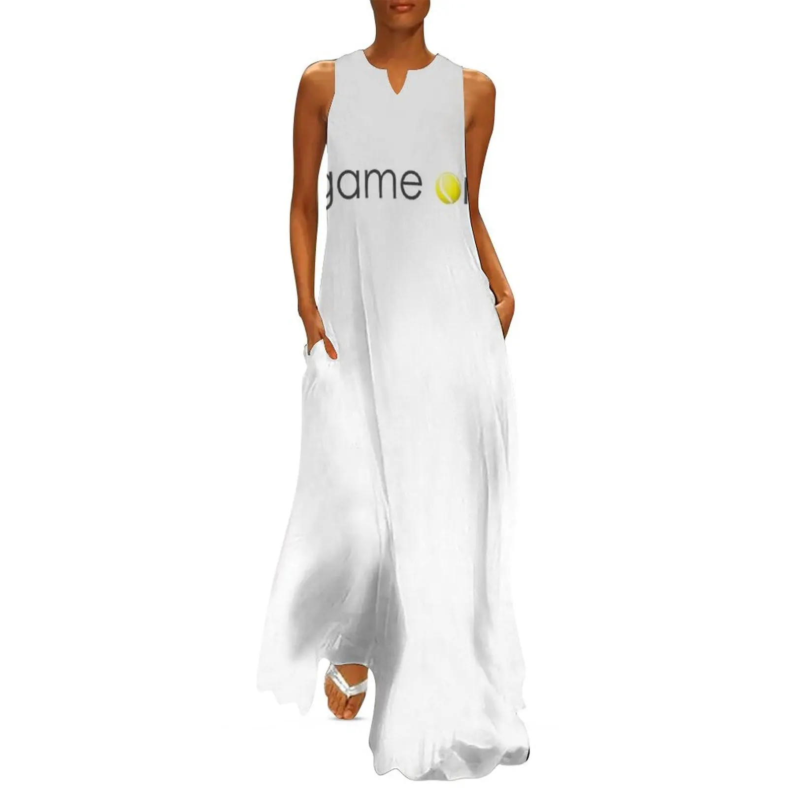 Tennis Game On Long Dress sensual sexy dress for women Women's summer dresses evening dresses women