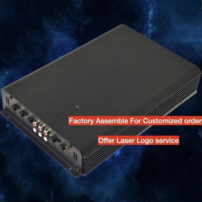 4CH RMS 60W 24V Car Truck Bus Van Speaker Amplifier 4 Channels Peak 5800W Full Range Car Amplifier Class AB