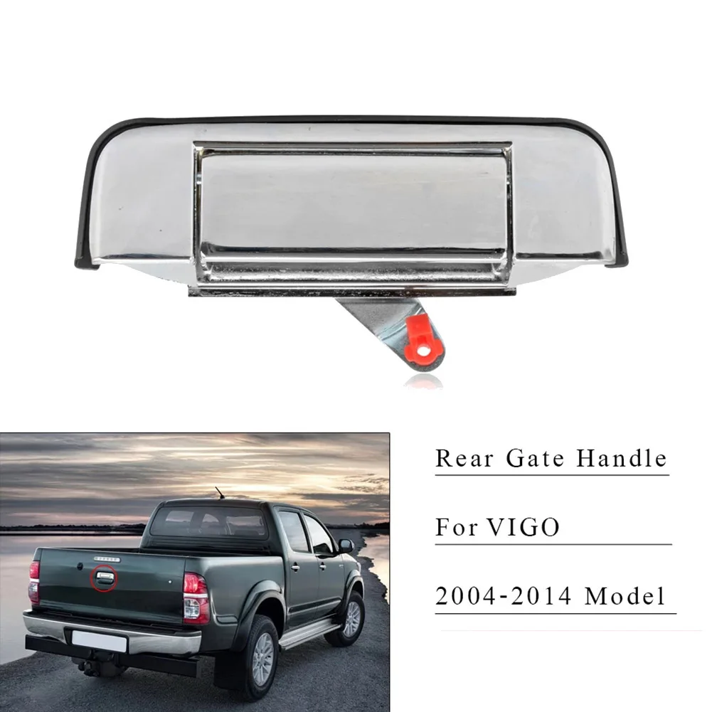 69090-0K060 Chrome Car Tailgate Handle Rear Outer Handle For Toyota Hilux Vigo 2004-2014-A67F