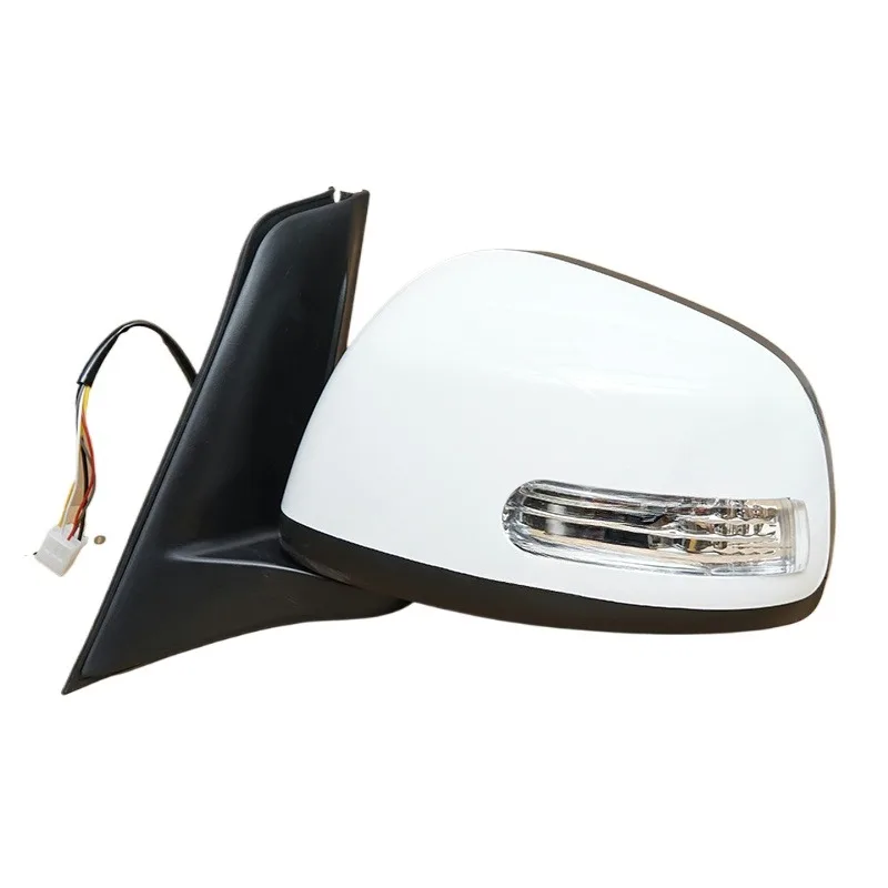 New Unpainted White Rear View Mirror Assembly Reverse Lens Housing Light Left Right Reflector Automobile Part for Suzuki SX4