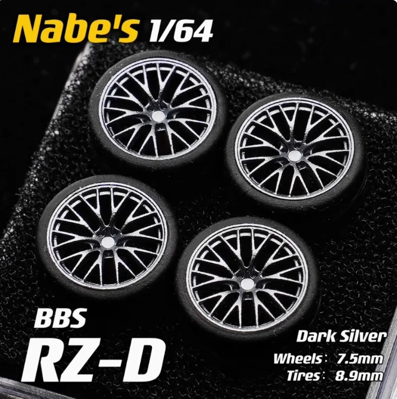 تعديل محور عجلات 1/64 HRE P204/ RZD 8.9/9.7/10.5 مللي متر مناسبة ل 1:64 نموذج ثابت سيارات في المخزون الشحن السريع هدية معدنية #4