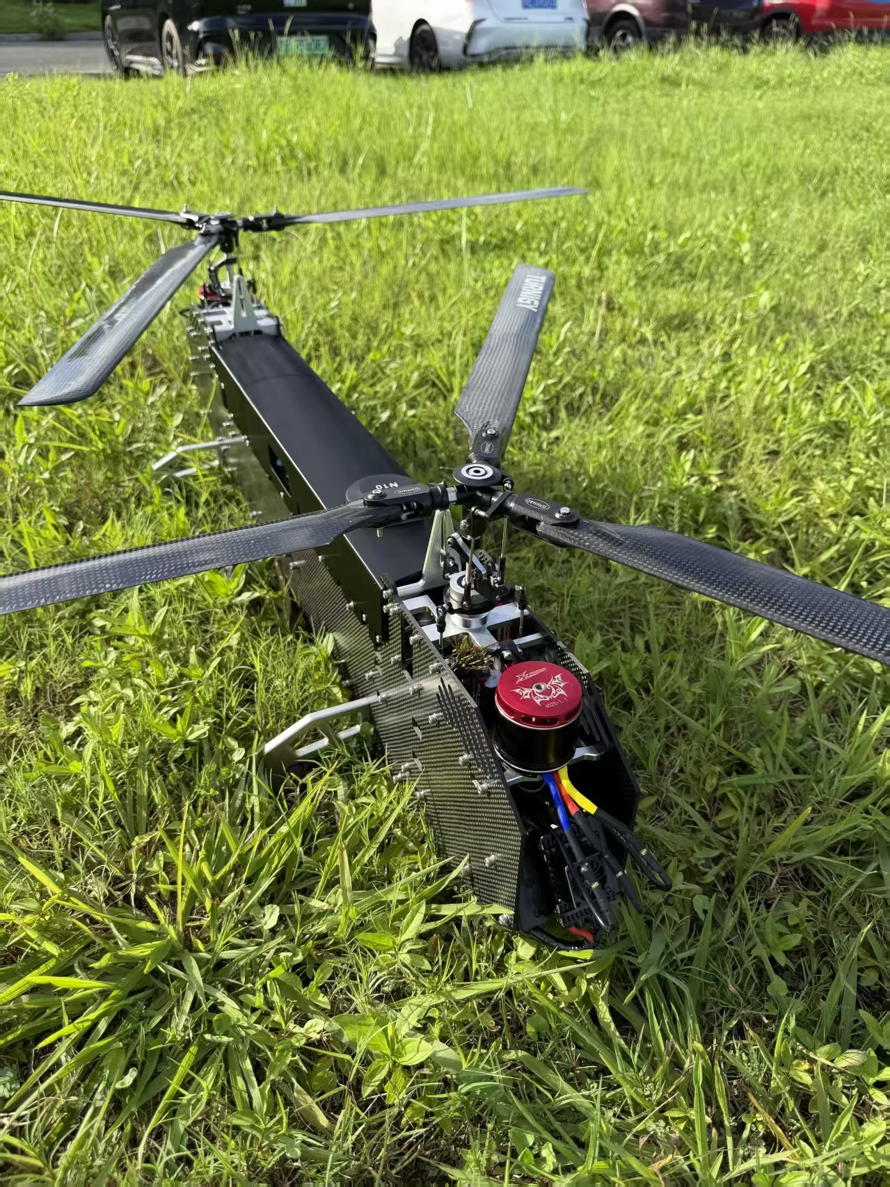 Remote Control Helicopter Series 500 Double Rotors Mechanical Design Aircraft Model for Entertainment