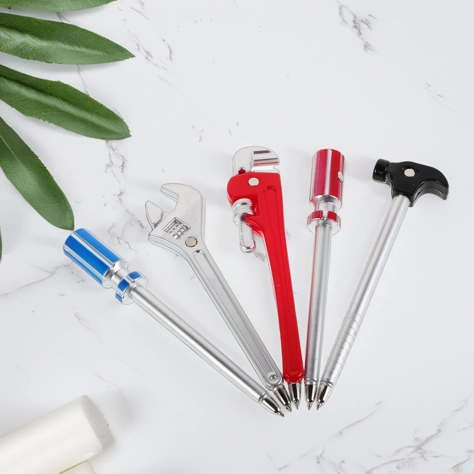 5Pcs Creative Hardware Tool Ballpoint Pens Unique Writing Instruments Office Party Favor Comical Ballpoint Pens