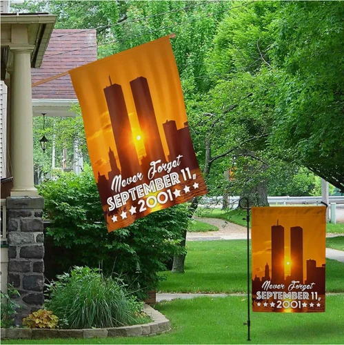 Never Forget September 11 2001 Patriot Day Flag Garden Flag, House Flag IIX WZZ yyi