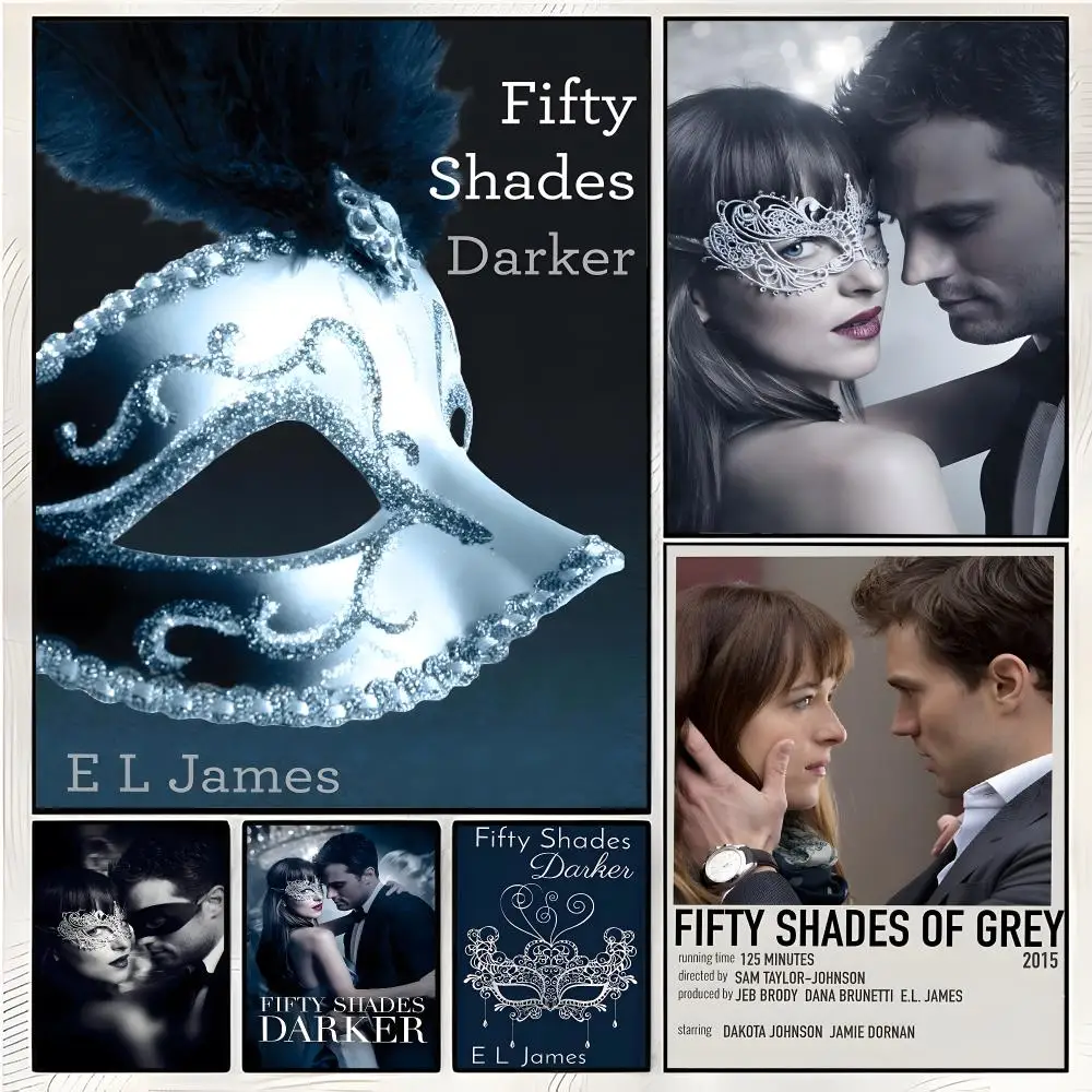 Novel Romance Fifty Shades Of Grey Poster Superior Home Space  Indoor Decorative Art & Home Decor