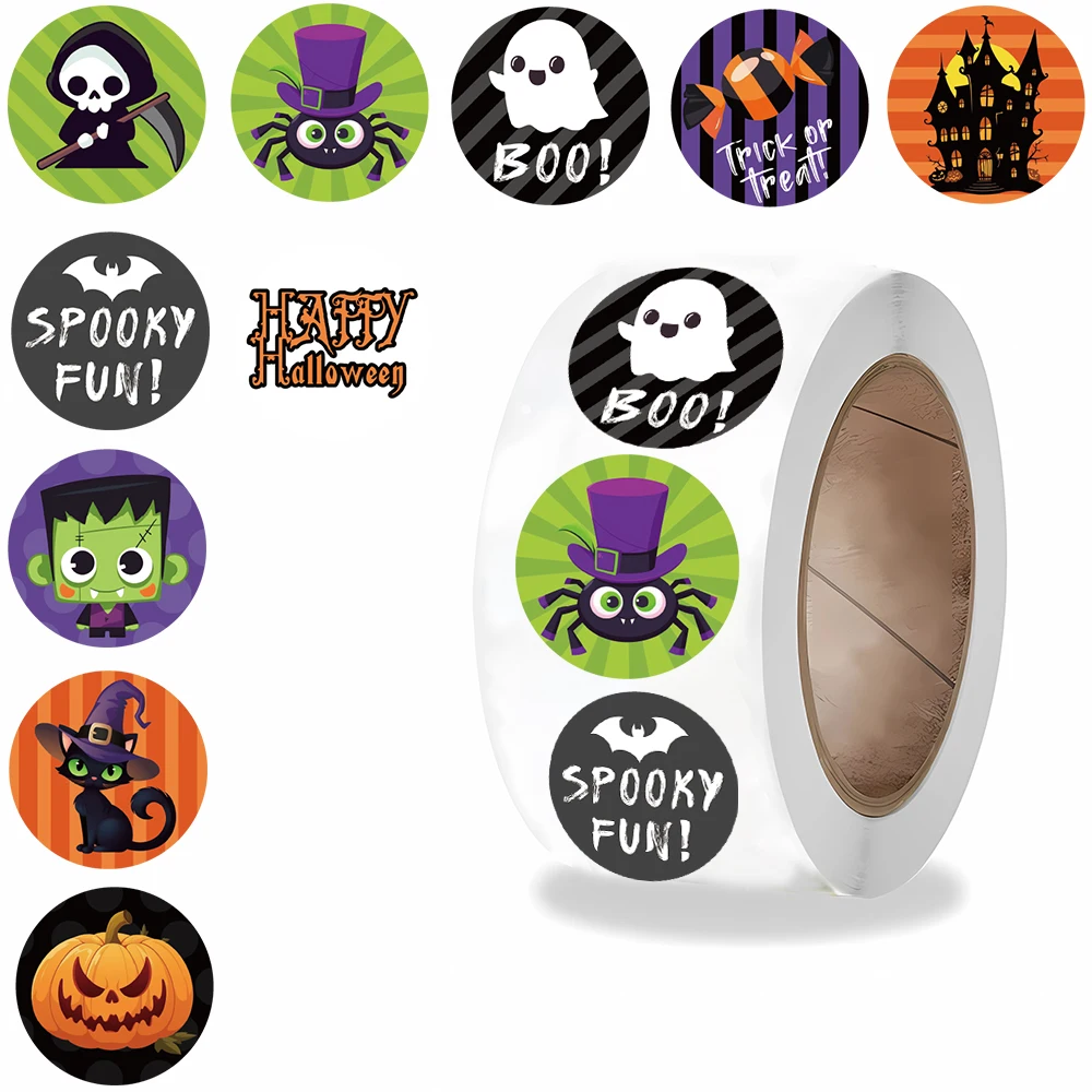 500/2500 SZTUK Naklejek na Halloween, Naklejki na Laptopa, Bagaż, Personalizacja, Deskorolka, Do Salonu, Do Domu, Naklejki Harajuku