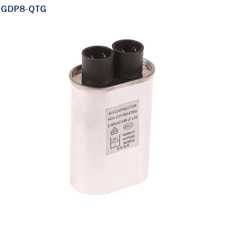Nuevo Condensador de Alta Tensión para Horno Microondas, 1.0UF 2100V, Repuesto para Horno Microondas, 1 Pieza