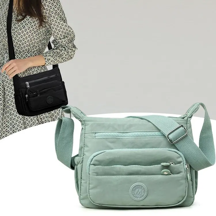 

2025 Summer 357 New Shoulder Bag Small Square Bag Zipper Casual Trend Versatile Simple Fashion Commuter Bag