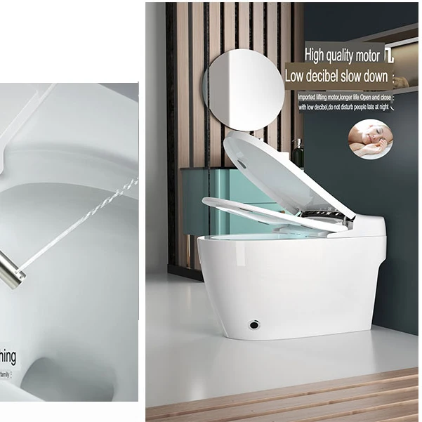 Bol électrique sans réservoir, nouveau Design, toilettes montées au sol, placard à eau mural, bol de couleur, toilettes intelligentes