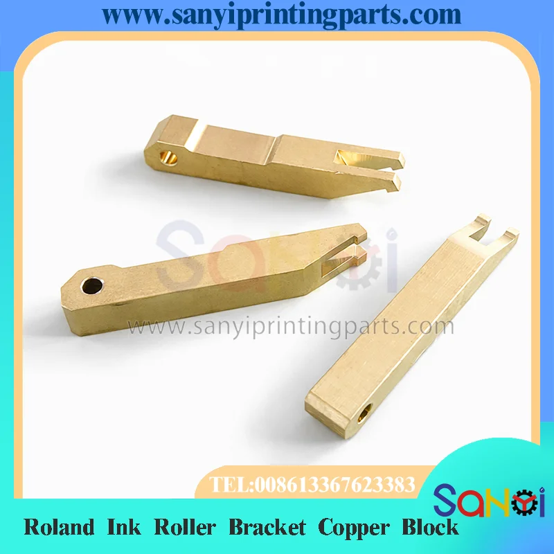 1 Piece Roland Ink Roller Bracket Copper Block For Printing Machine Parts
