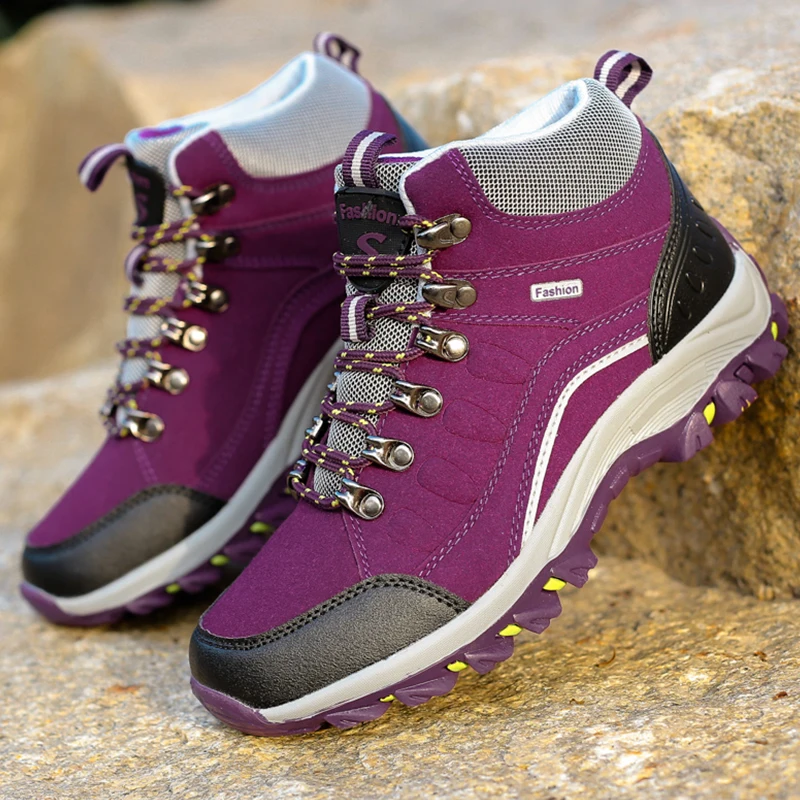 

Outdoor Mountaineering Shoes Fashion Women's Wear-resistant Hiking Sneaker Comfortable Anti Slip Hunting Sports Walking Shoes