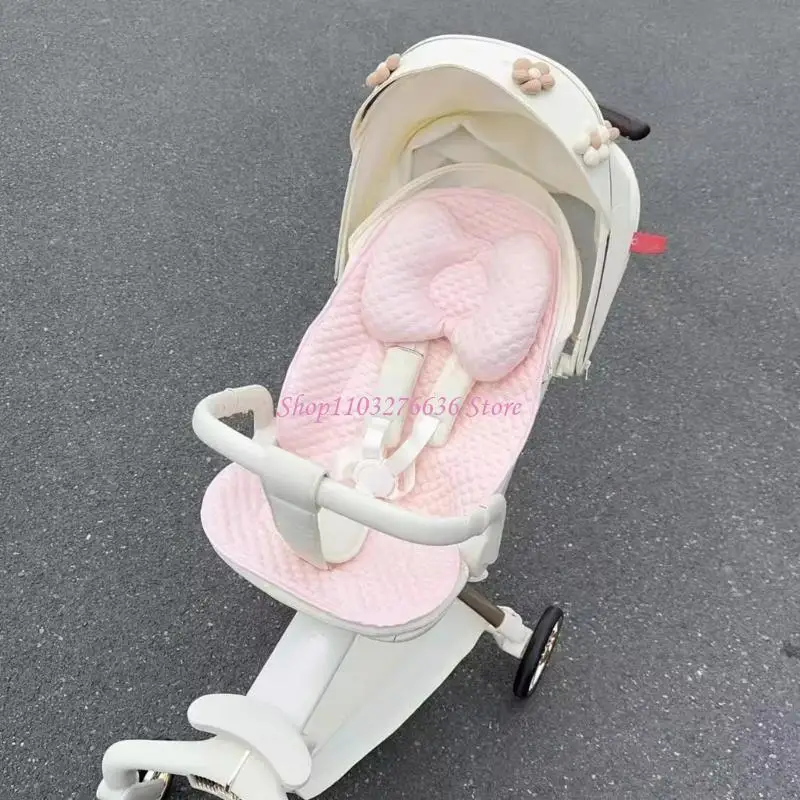 R6FD Baby Strollers Cooling Pad for Infant Universal Ice Silk Cushion Breathable