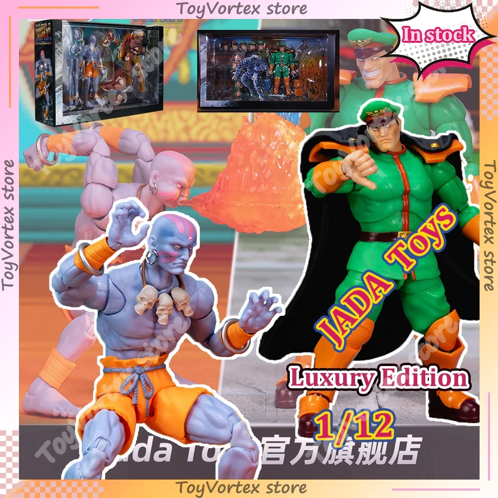 

In Stock JADA TOYS Dhalsim SDCC 1/12 Anime Action Figure Statue JADA Dhalsim Street Fighter Model Toy Collection Model Doll Toy