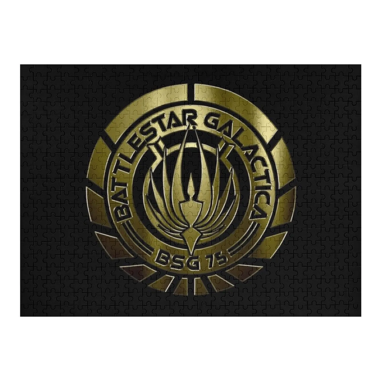

Пазл Battlestar Galactica Crest (металл) Пользовательские подарки с персонализированным фотопазлом
