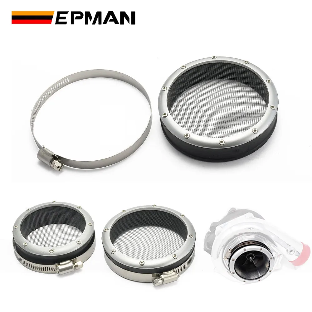 EPMAN 3"/3,5"/4" Turbo-Einlass-Grillschutzfolie Turbolader-Bildschirm Mesh Lufteinlassfilterabdeckung EPAA11G02 – Detail 6