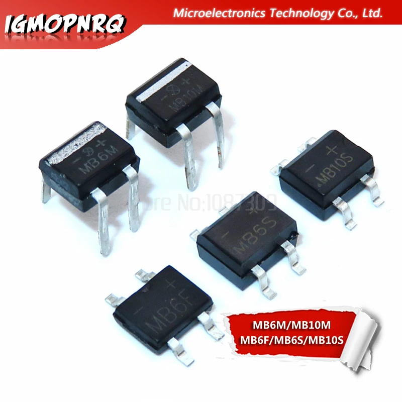 100Pcs MB6S MB6M MB…