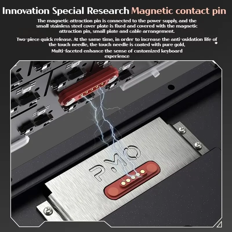 WAVE75 Wireless Mechanical Keyboard 75% Tri-Mode CNC Aluminum Gasket ARGB 1000HZ Bluetooth Gaming Keyboard For Laptop Tablet - Image 4