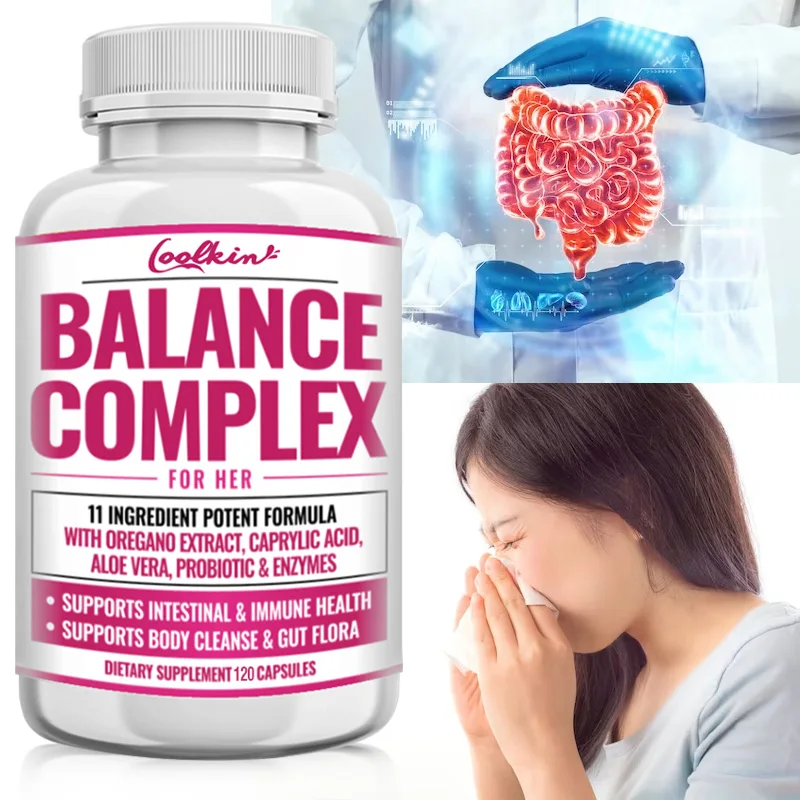 

Balance Complex - Contains Probiotics To Support Healthy Gut Flora and Immune Function, and Balance PH - 120 Capsules