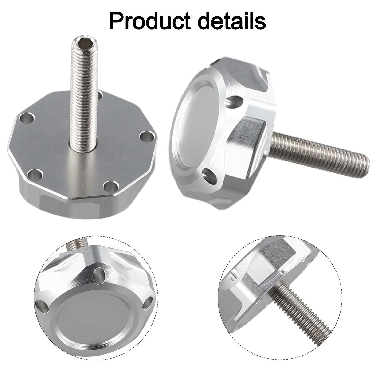 Screw Assembly Kit in Silver Finish Suitable for Handlebars on For Monkey For Z50 and CT70 Motorcycles Pack of 2