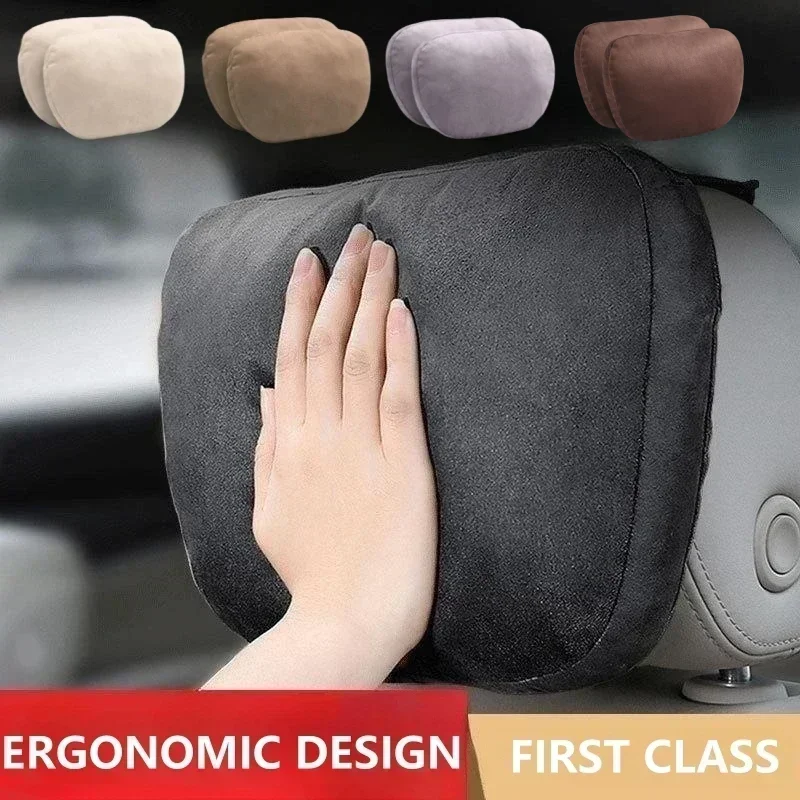 Reposacabezas de coche de alta calidad, asiento de soporte para el cuello/Mansbach Design Clase S, almohada Universal suave ajustable para coche,